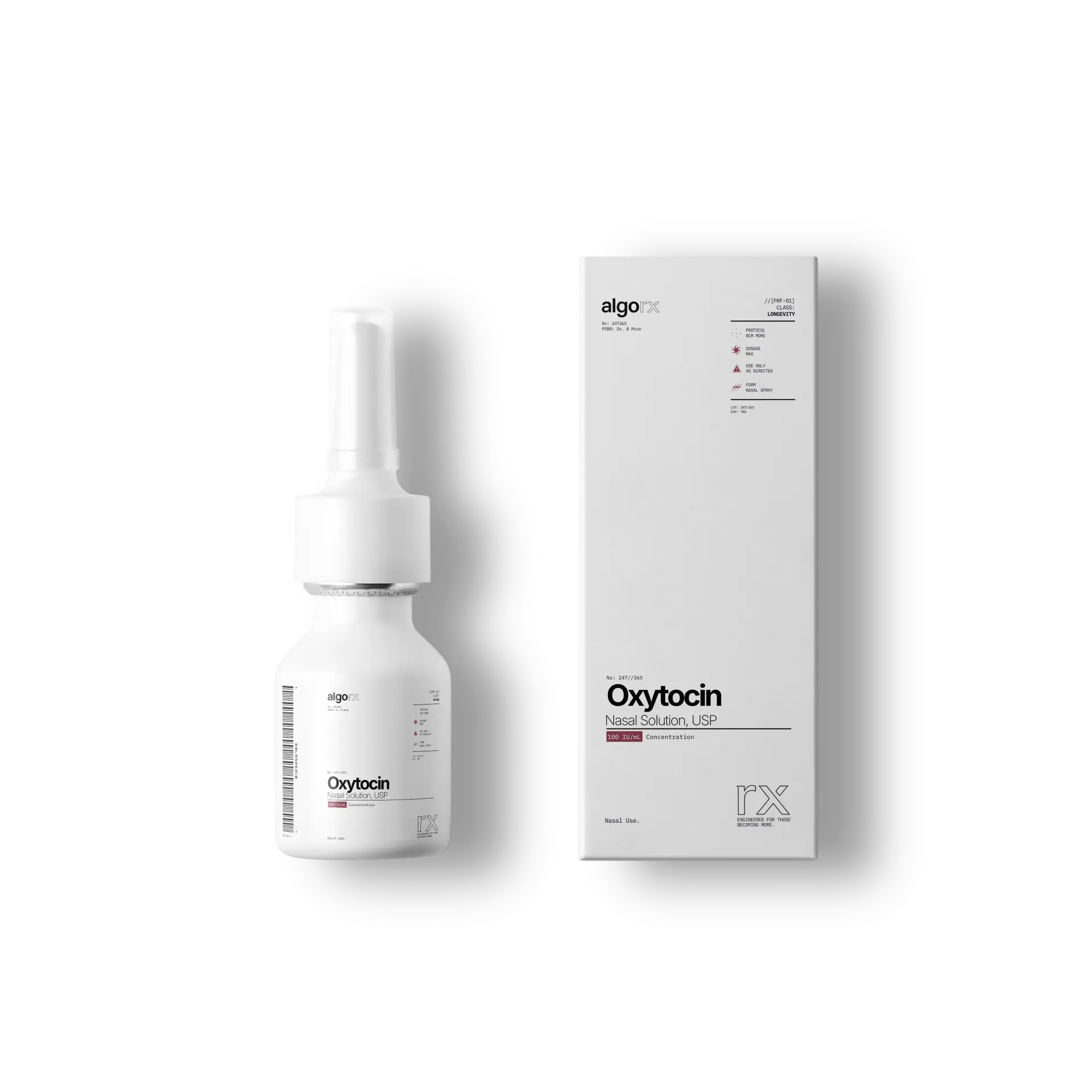 Oxytocin nasal spray